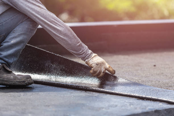 Professional Emergency Waterproofing technician working in Lancaster, WI